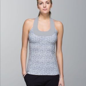Lululemon floral print scoop neck tank